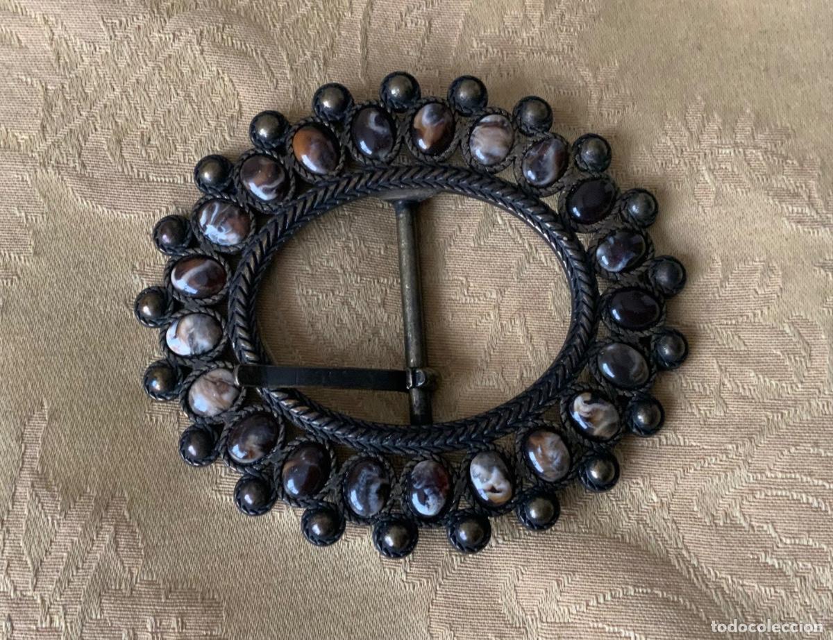 Vintage: HEBILLA METAL CON SIMIL PIEDRAS - Foto 5