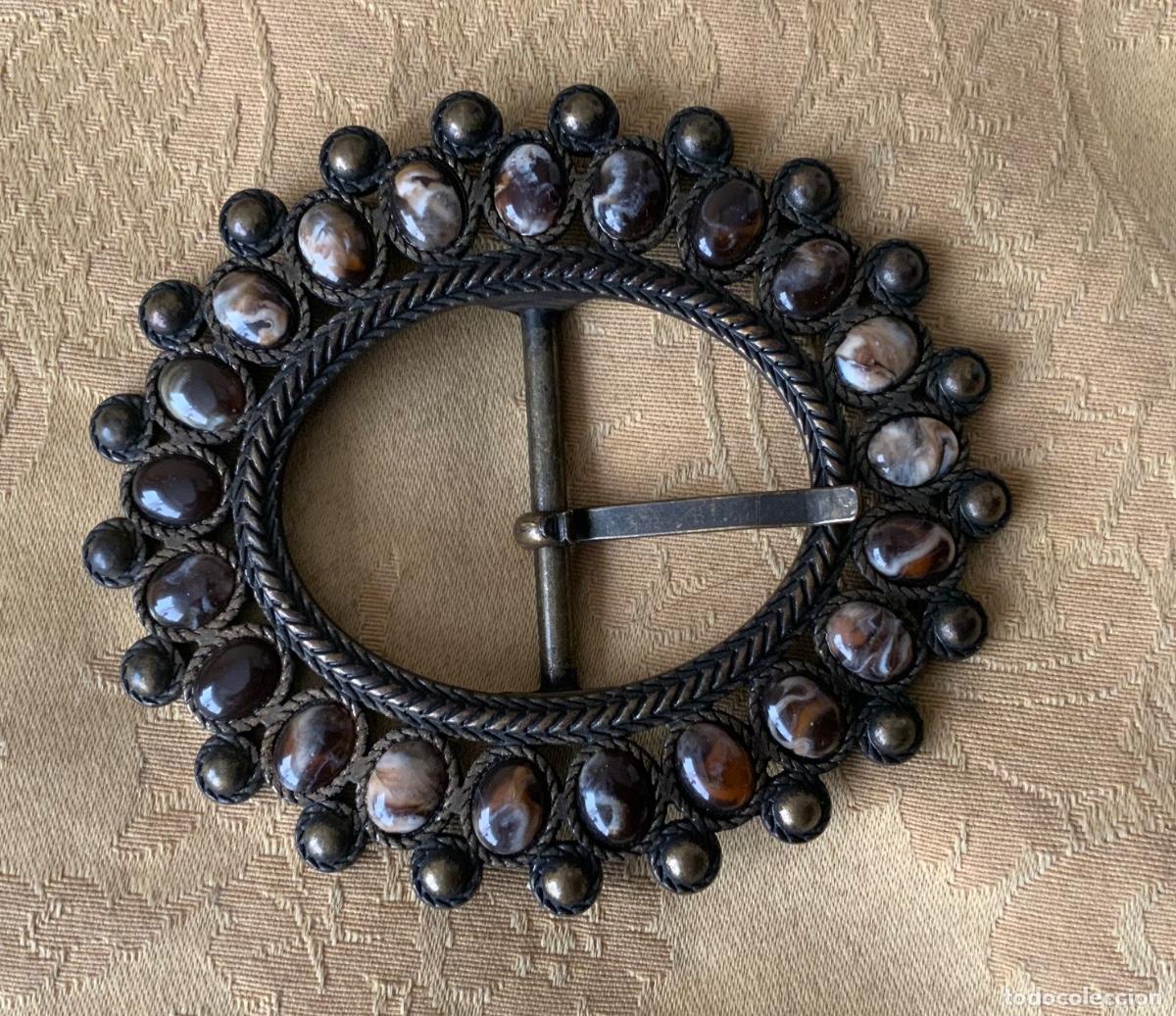 Vintage: HEBILLA METAL CON SIMIL PIEDRAS - Foto 6