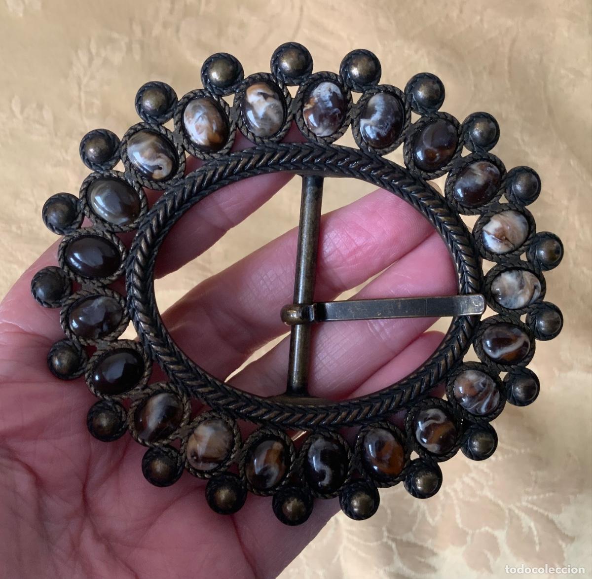 Vintage: HEBILLA METAL CON SIMIL PIEDRAS - Foto 7
