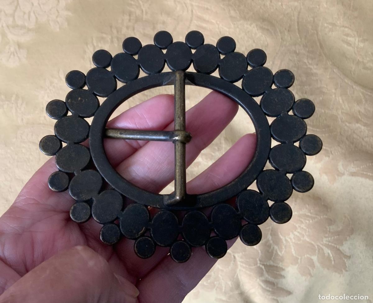 Vintage: HEBILLA METAL CON SIMIL PIEDRAS - Foto 8