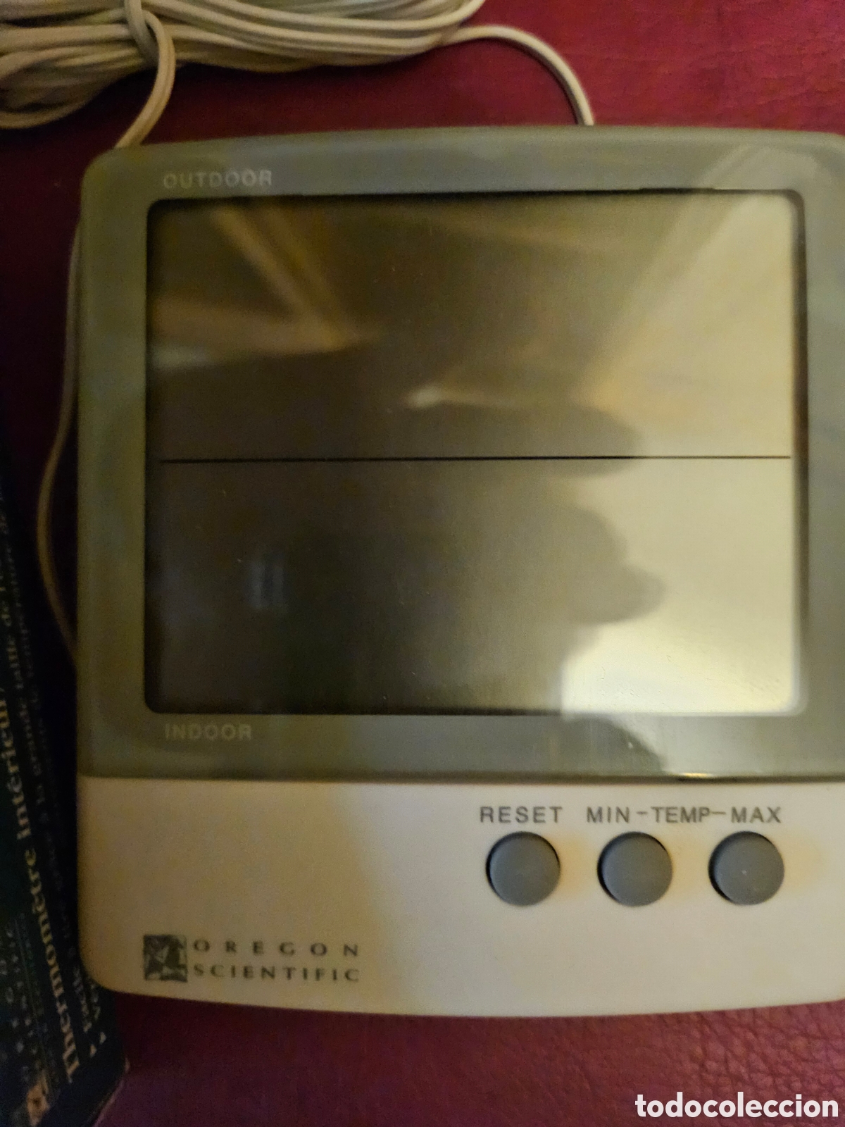 Vintage: Term&oacute;metro digital de exterior y interior nuevo - Foto 2