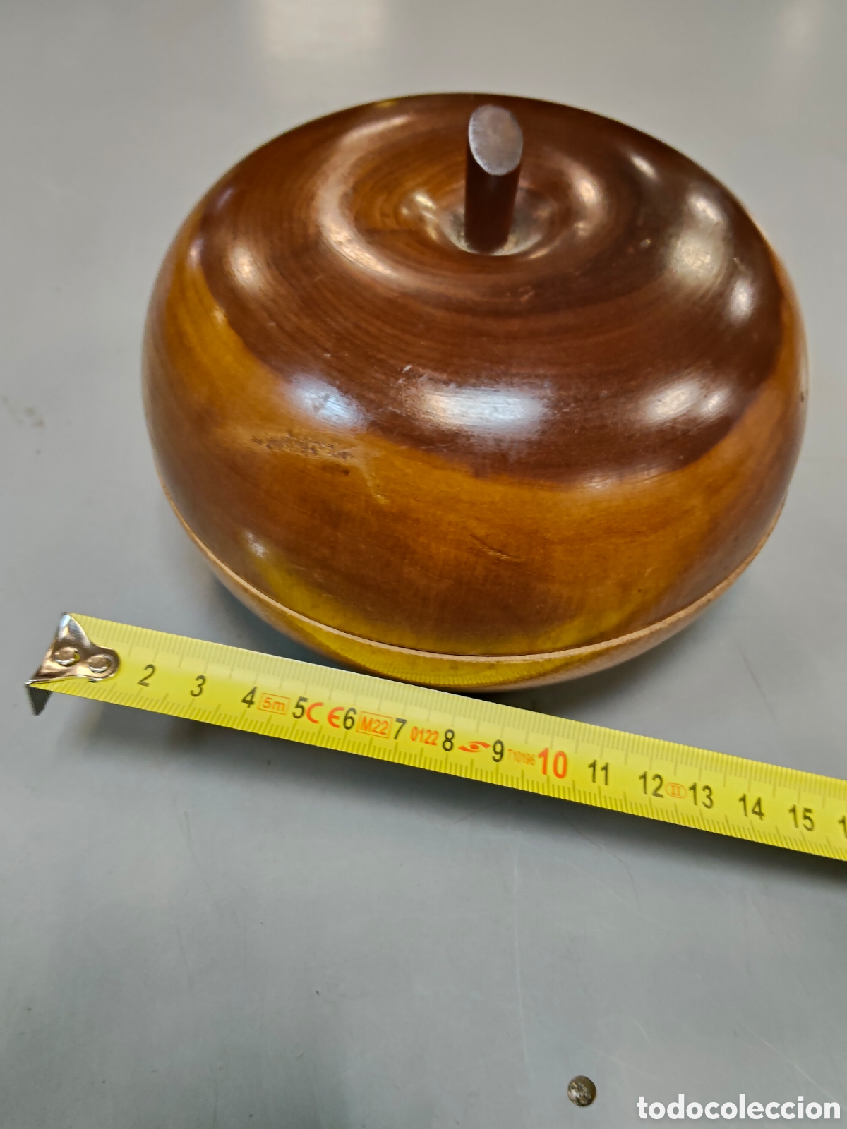 Vintage: Caja de madera en forma de manzana - Foto 2
