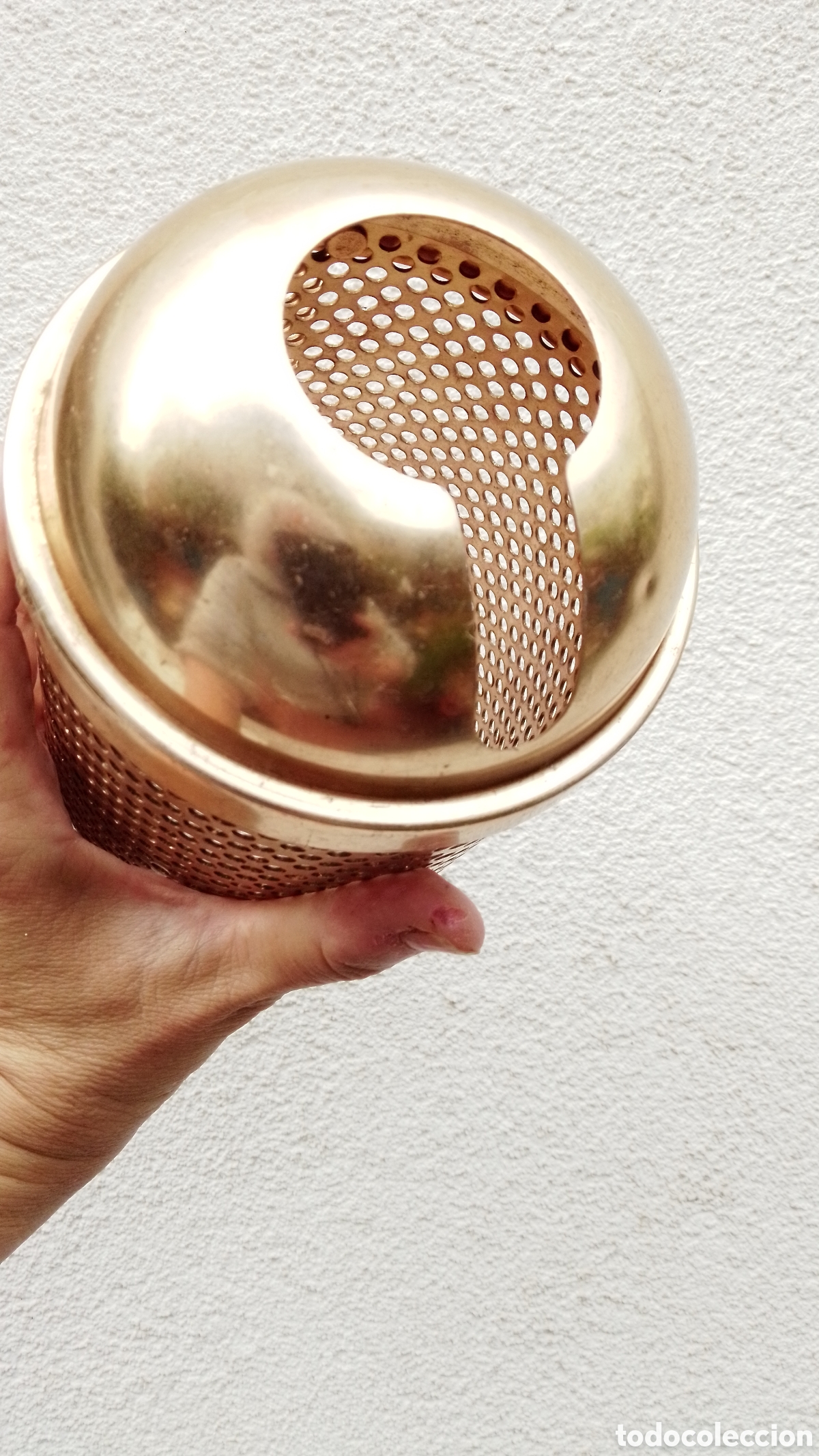 Vintage: FUNDA DE SIFON DORADA - Foto 2