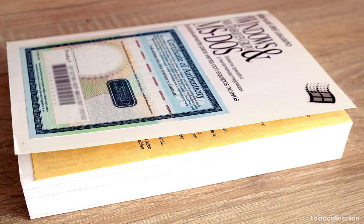 Vintage: Libro MS-DOS y Windows 3.1 en espa&ntilde;ol y con licencia - Foto 4