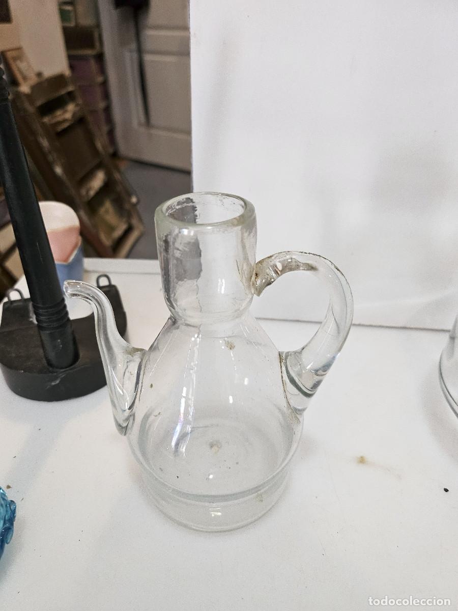 Vintage: vinagrera de cristal vintage - Foto 1