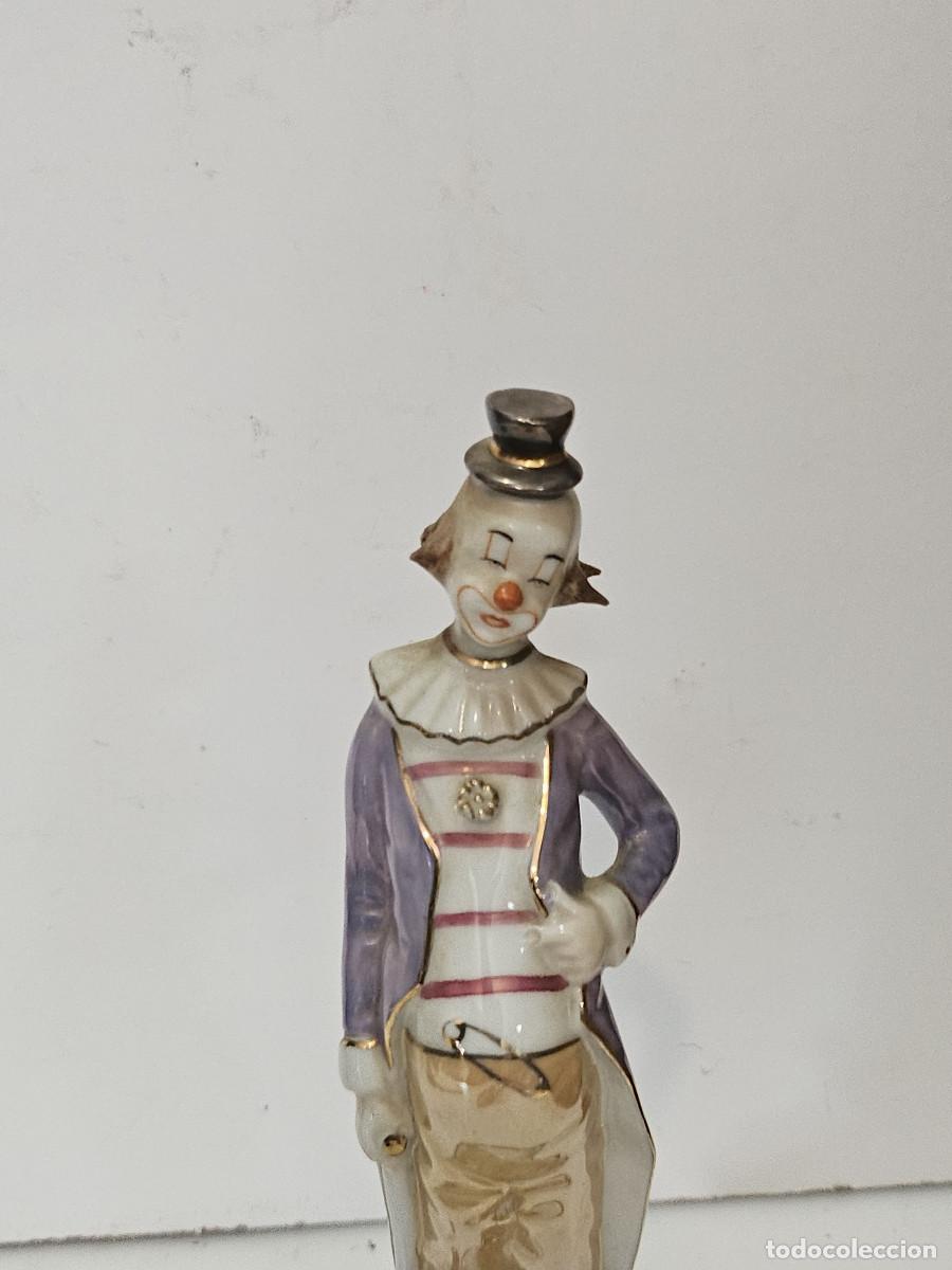 Vintage: figura de porcelana payaso - Foto 2