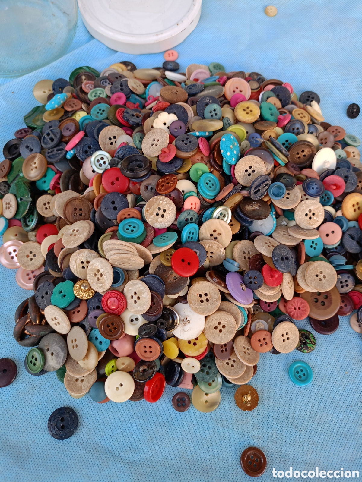 Vintage: LOTE DE 1960 BOTONES VARIADOS - Foto 1