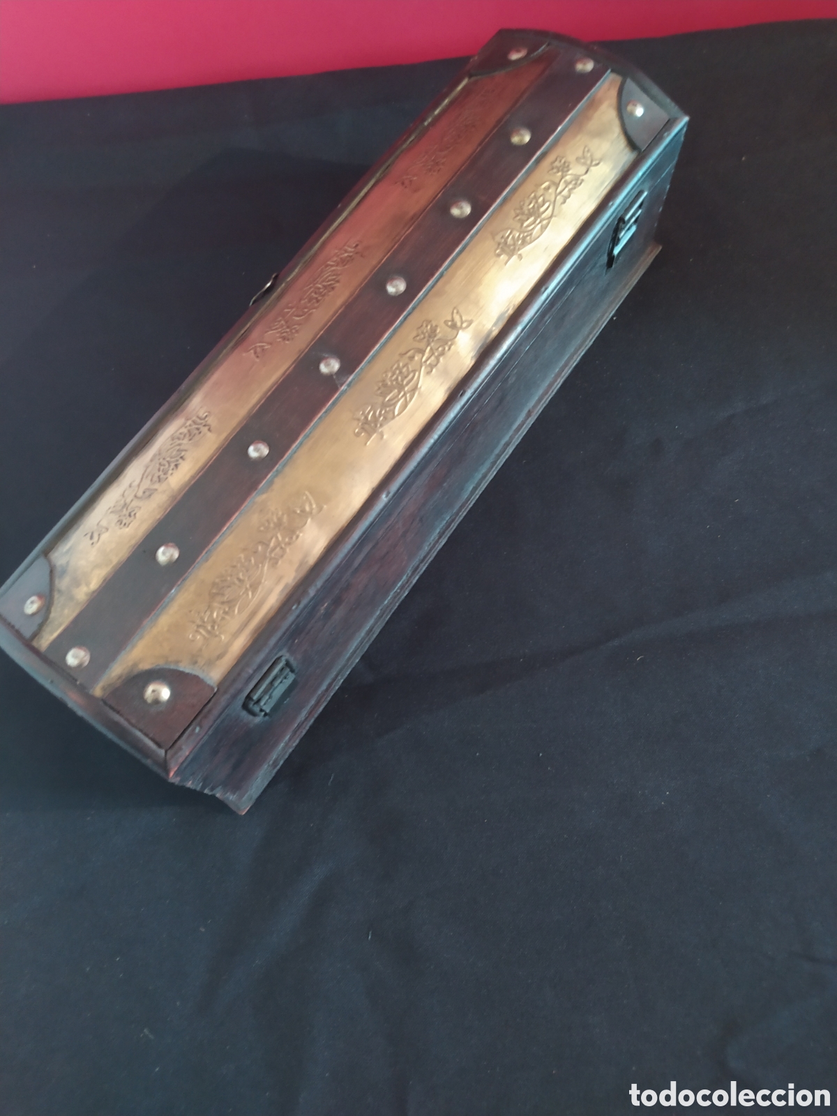 Vintage: Vieja caja escritorio - Foto 3