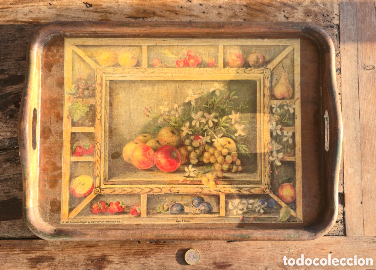 Vintage: Bandeja vintage de servicio - Foto 1