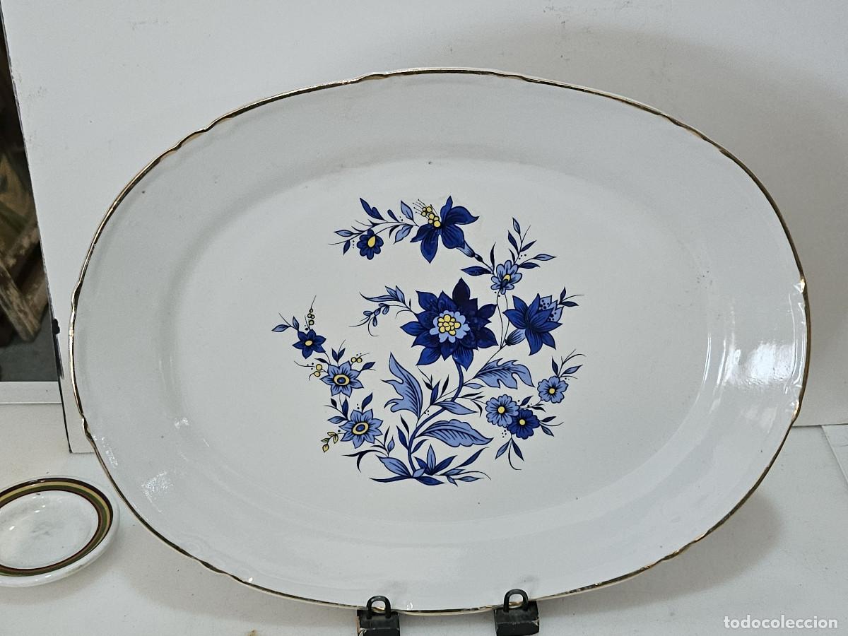 Vintage: bandeja de porcelana grande - Foto 1