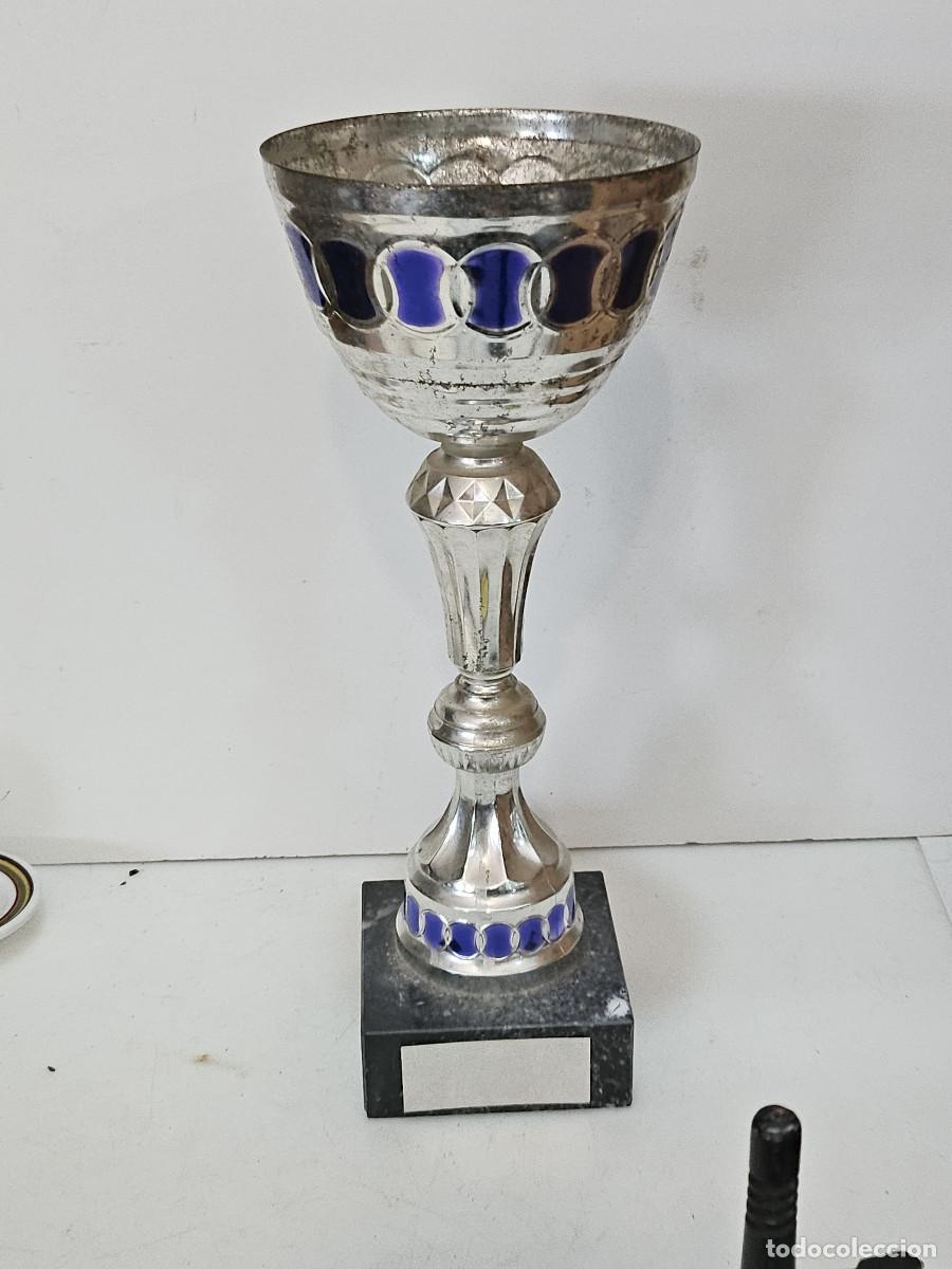 Vintage: trofeo copa base de marmol - Foto 1