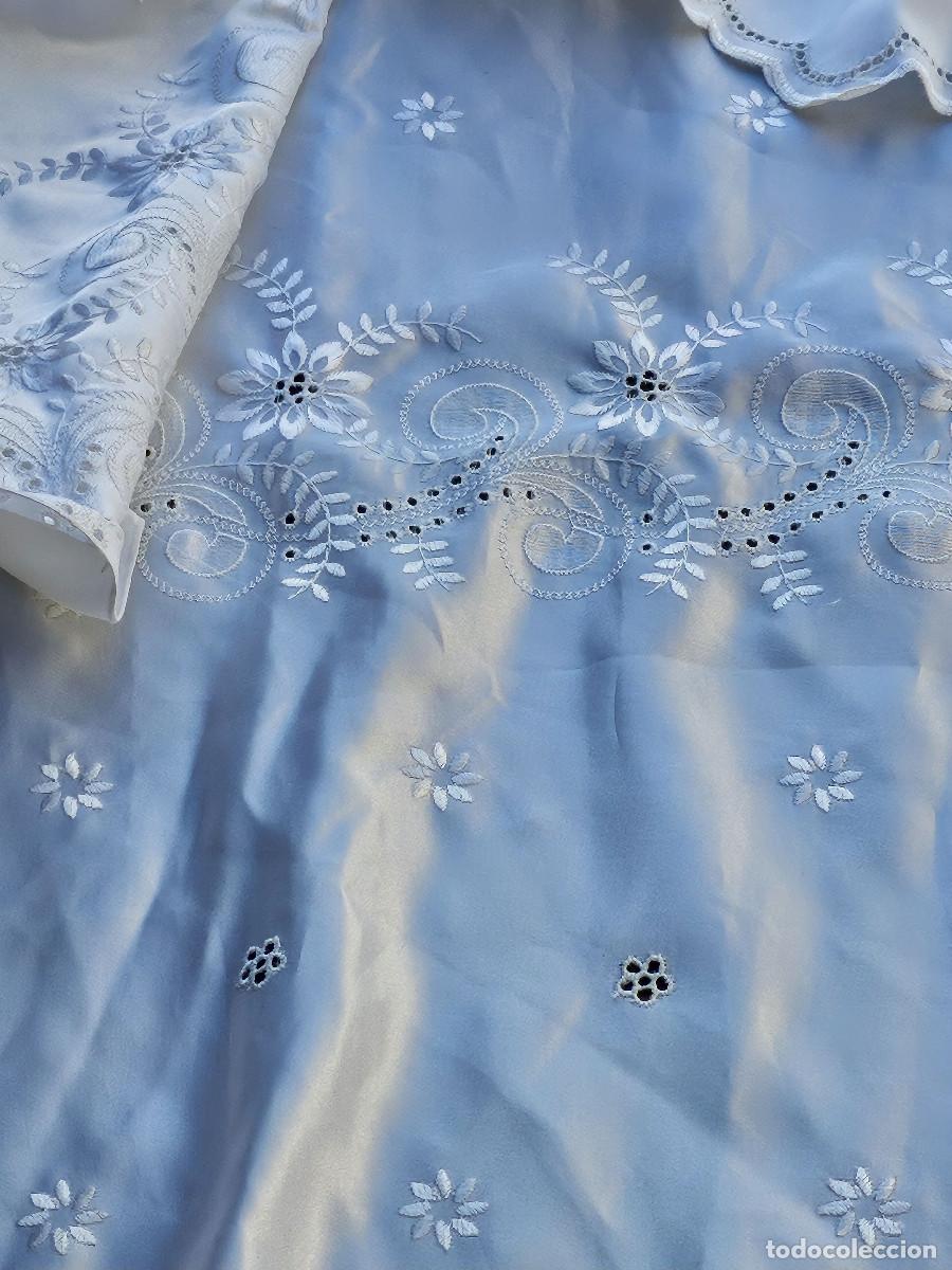 Vintage: cortinas de tela blanca - Foto 6