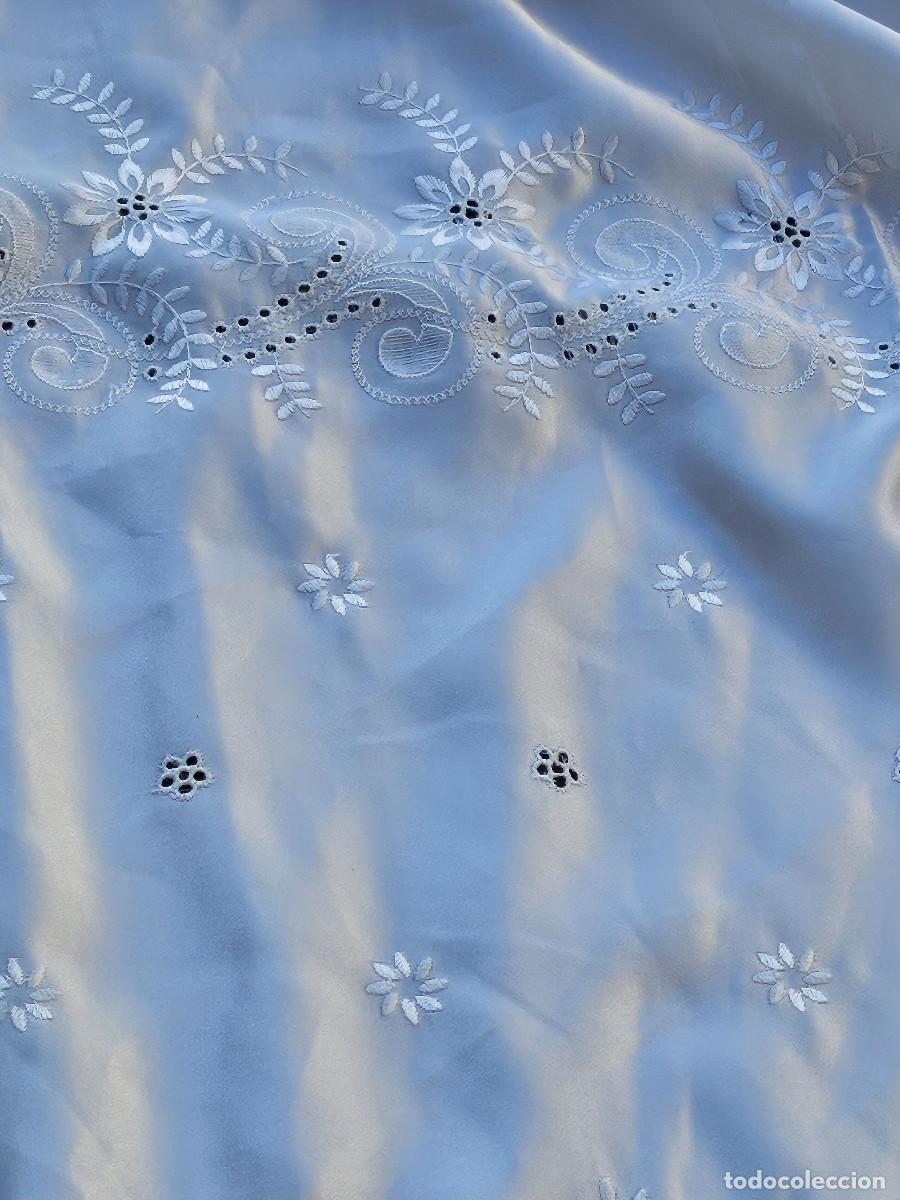 Vintage: cortinas de tela blanca - Foto 7