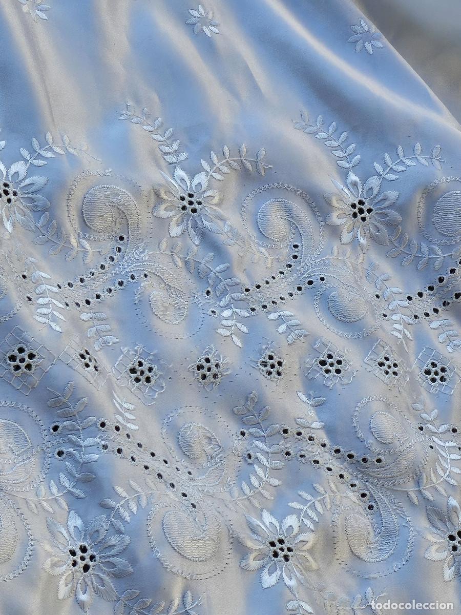 Vintage: cortinas de tela blanca - Foto 8