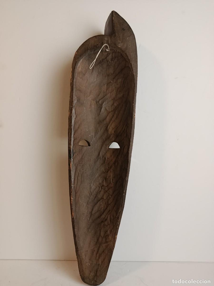 Vintage: MASCARA AFRICANA TALLA DE MADERA - Foto 3