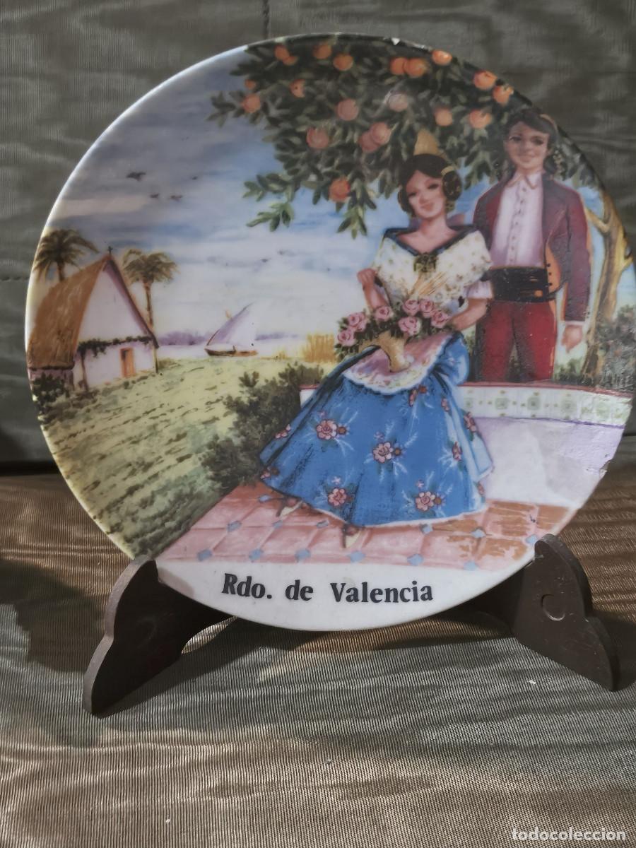 Vintage: peque&ntilde;o plato de valencia - Foto 1