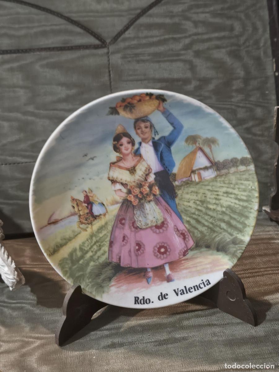 Vintage: peque&ntilde;o plato de valencia - Foto 1