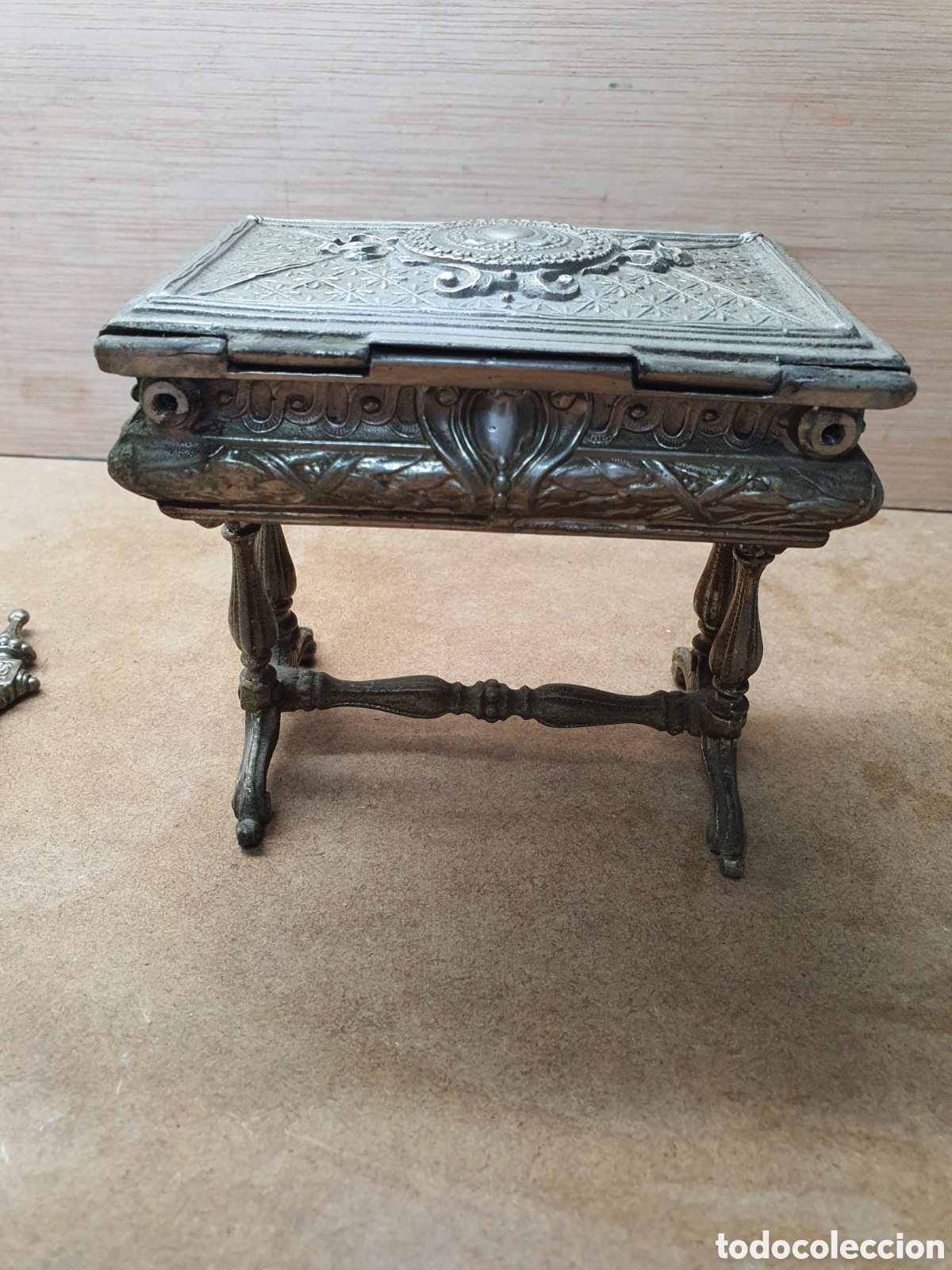 Vintage: Joyero antiguo plateado - Foto 4
