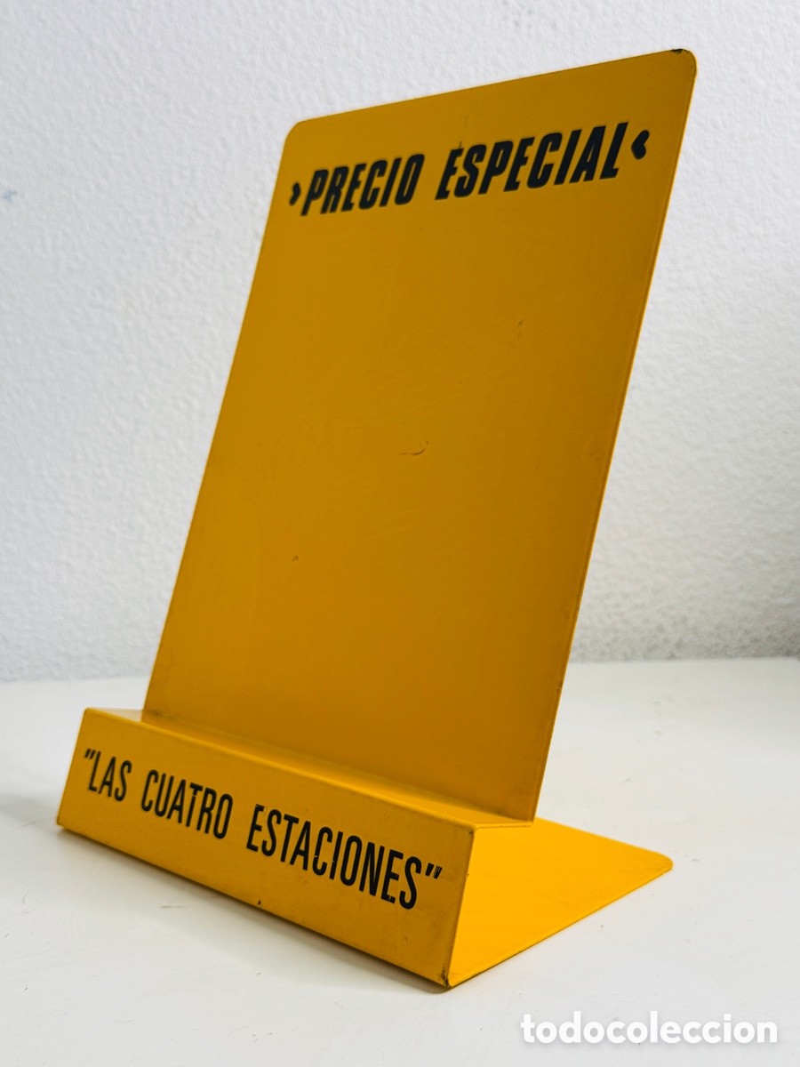 Vintage: Atril Stand Expositor Metal 1970s - Foto 4