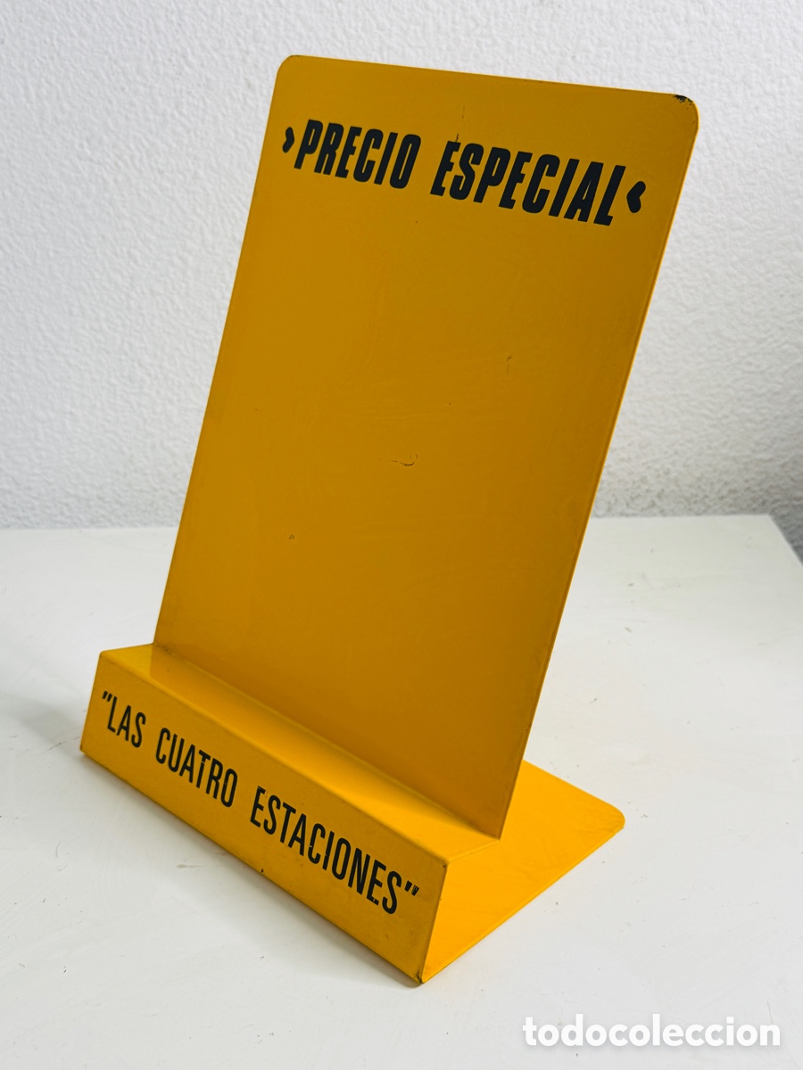 Vintage: Atril Stand Expositor Metal 1970s - Foto 5