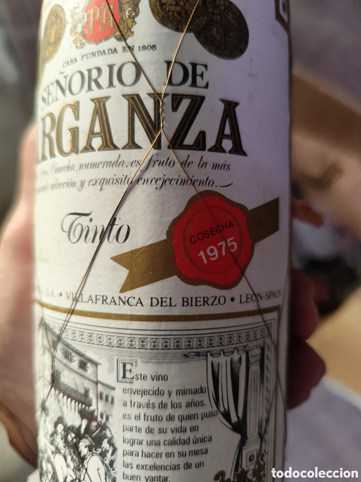 Vintage: Vino tinto buena conservaci&oacute;n - Foto 6