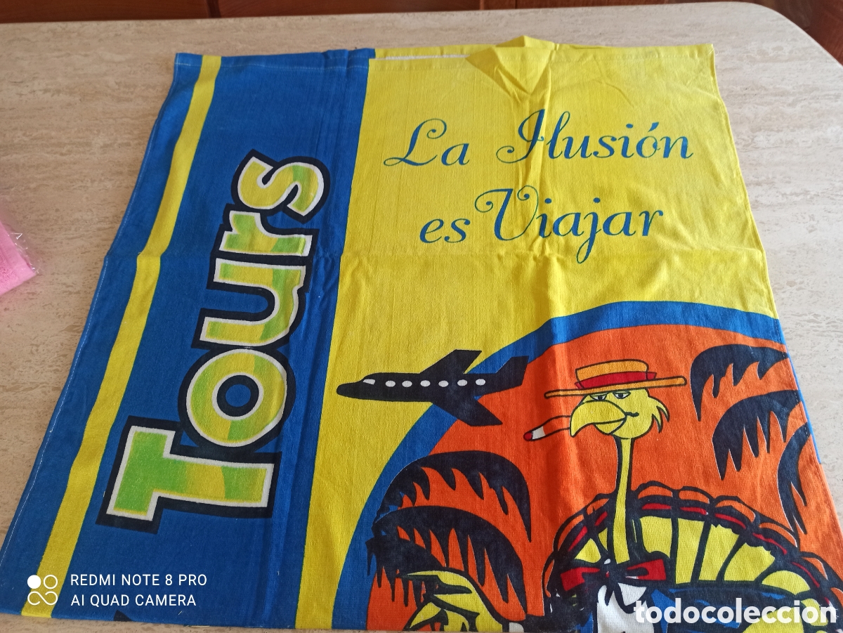 Vintage: Toalla sin estrenar. 100% algod&oacute;n - Foto 2