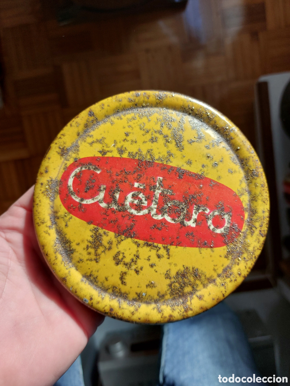 Vintage: Cu&eacute;tara. Bote de cristal. - Foto 4