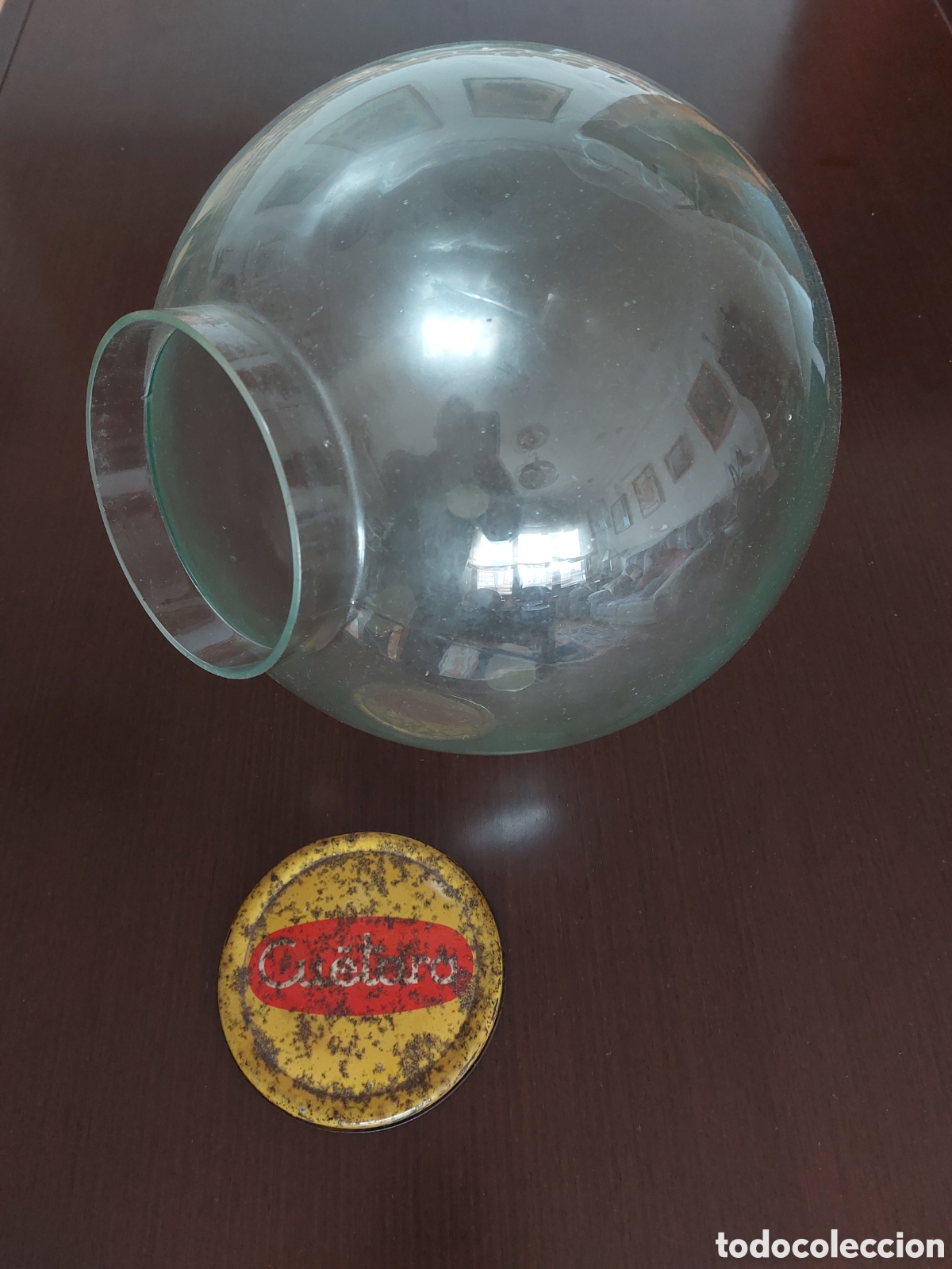 Vintage: Cu&eacute;tara. Bote de cristal. - Foto 1