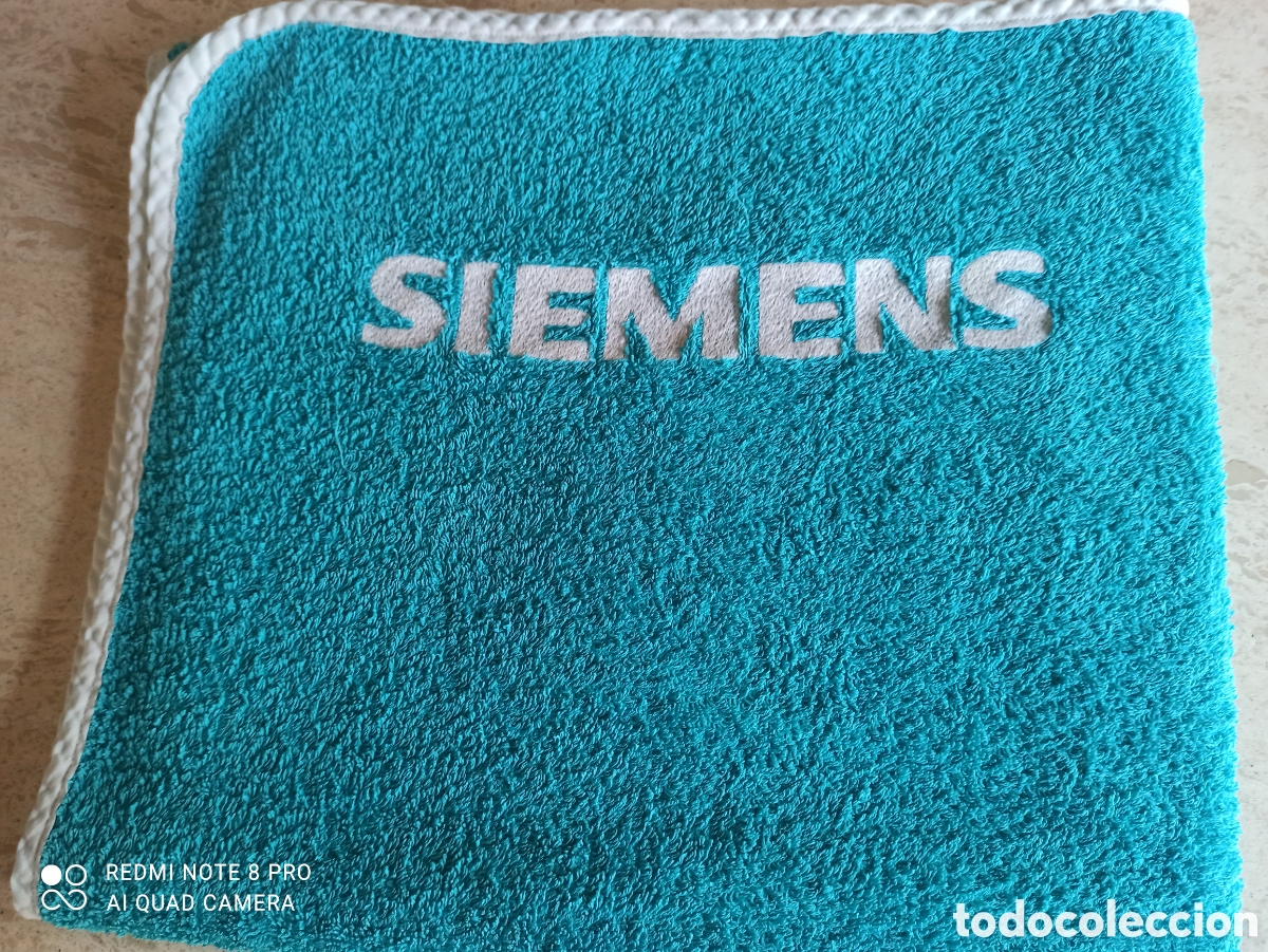 Vintage: Toalla Siemens. 100% algod&oacute;n - Foto 2