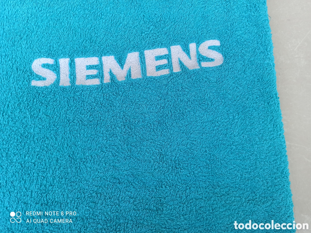 Vintage: Toalla Siemens. 100% algod&oacute;n - Foto 3