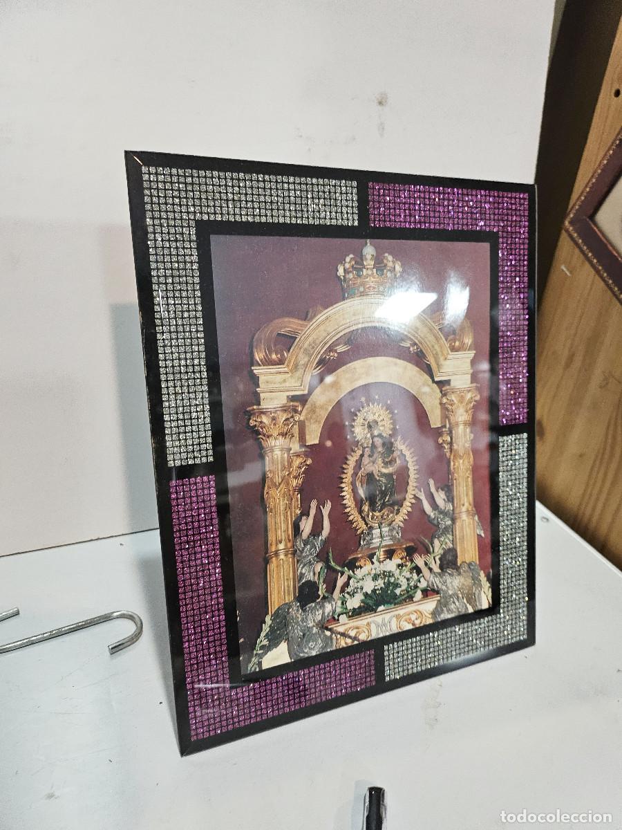 Vintage: cuadro religiosos en cristal - Foto 2