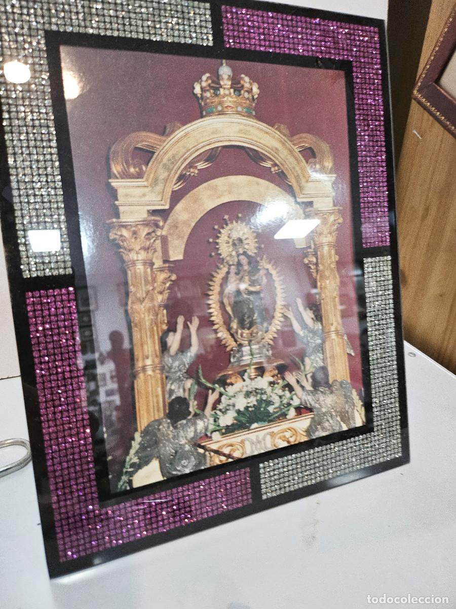 Vintage: cuadro religiosos en cristal - Foto 3