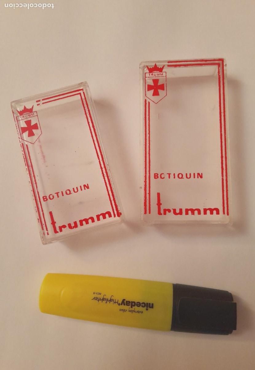 Vintage: 2 Cajitas pl&aacute;stico Botiquin TRUMM - Foto 1
