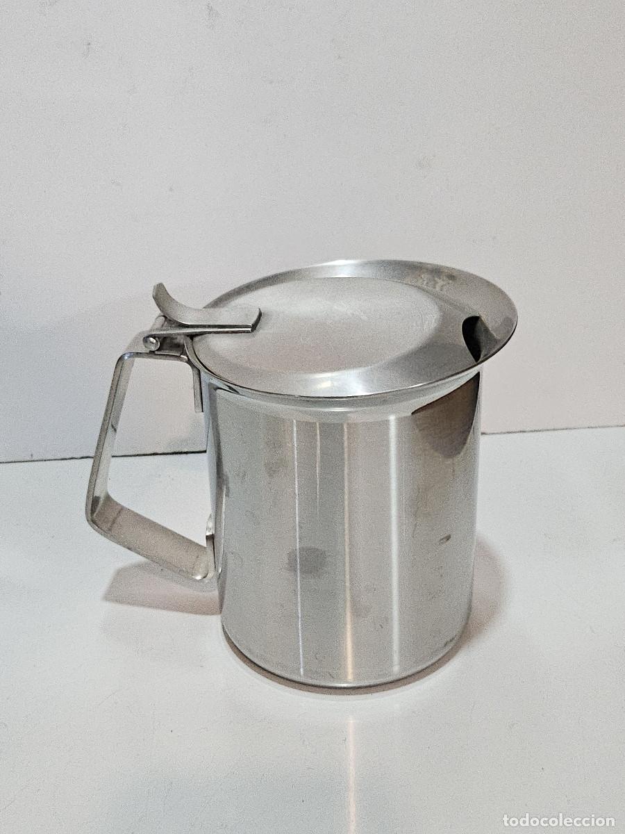 Vintage: lechera de acero inoxidable - Foto 1