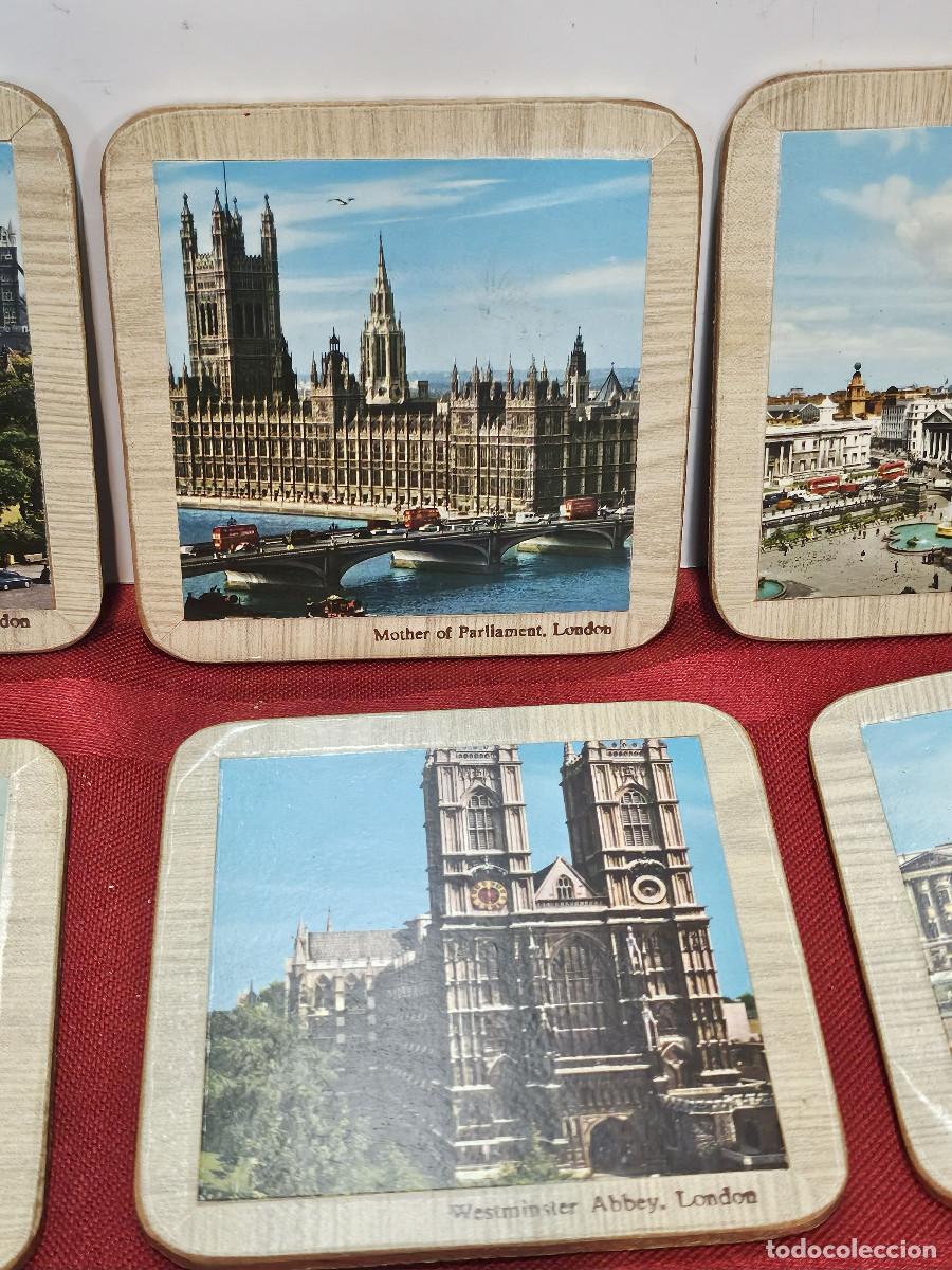Vintage: 6 posa vasos de monumentos - Foto 3