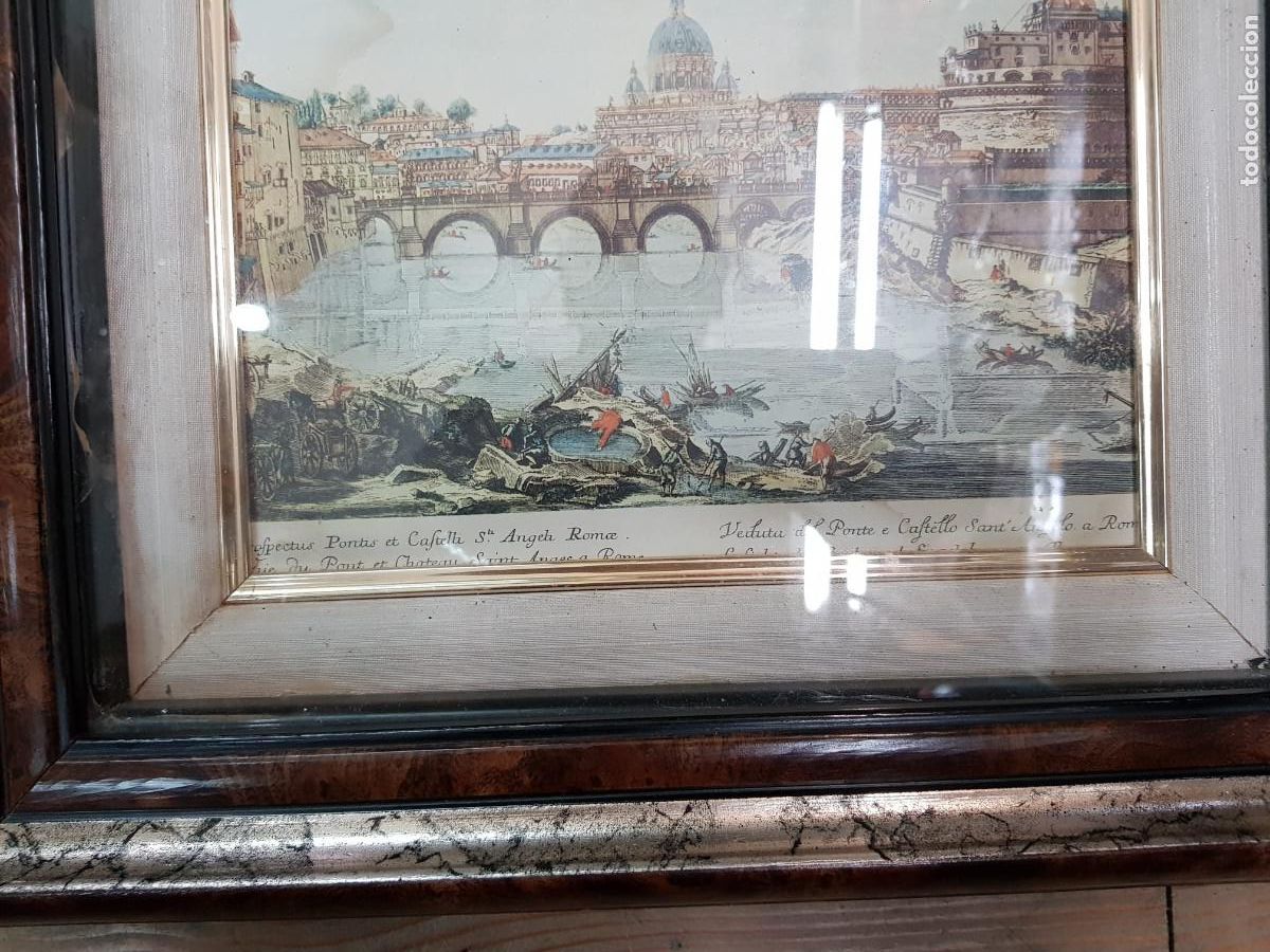 Vintage: ANTIGUO CUADRO ITALIANO - Foto 2