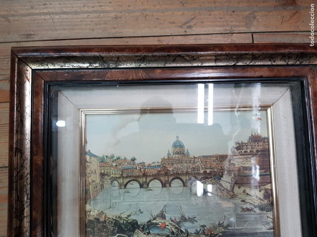 Vintage: ANTIGUO CUADRO ITALIANO - Foto 3