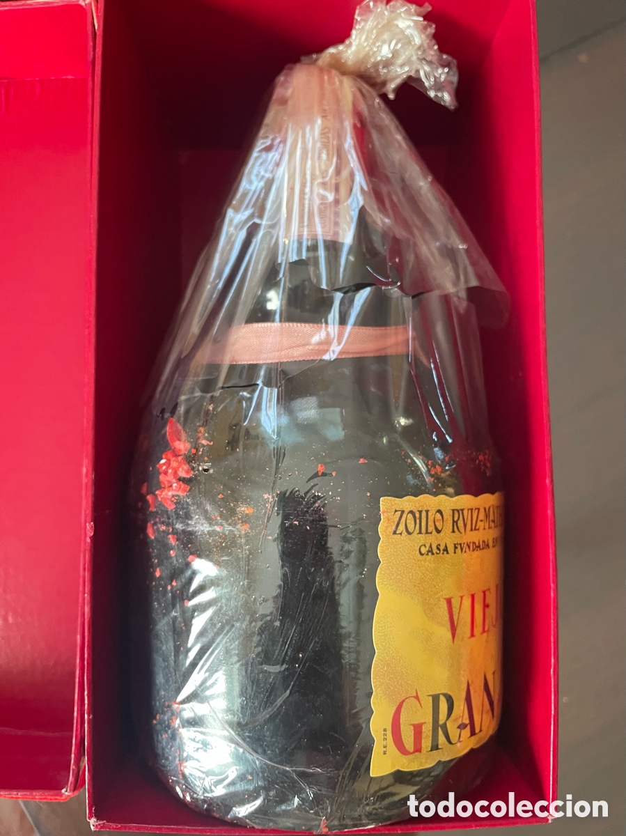 Vintage: Botella de co&ntilde;ac Gran Duque De Alba a&ntilde;os 70 - Foto 3
