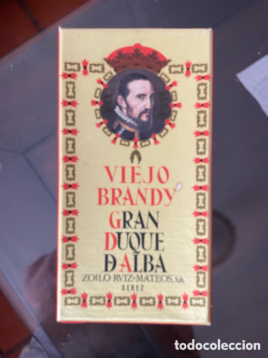 Vintage: Botella de co&ntilde;ac Gran Duque De Alba a&ntilde;os 70 - Foto 1