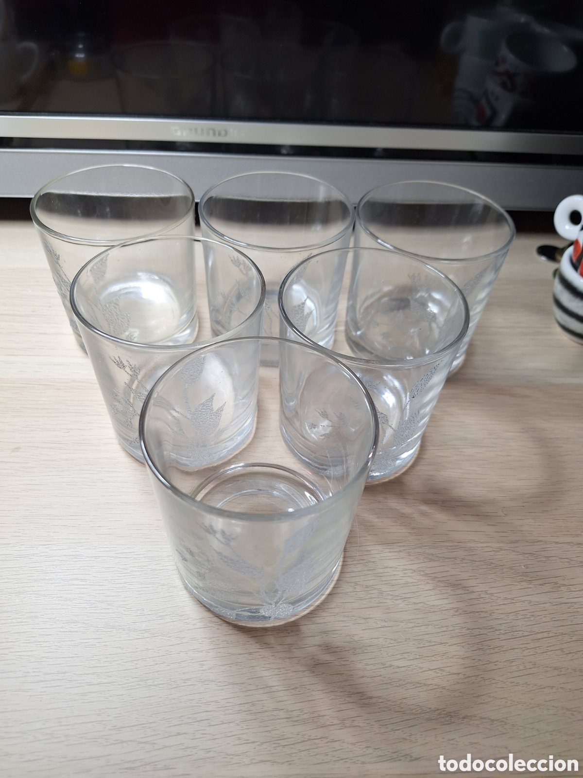 Vintage: Vasos dibujo grabado. - Foto 3