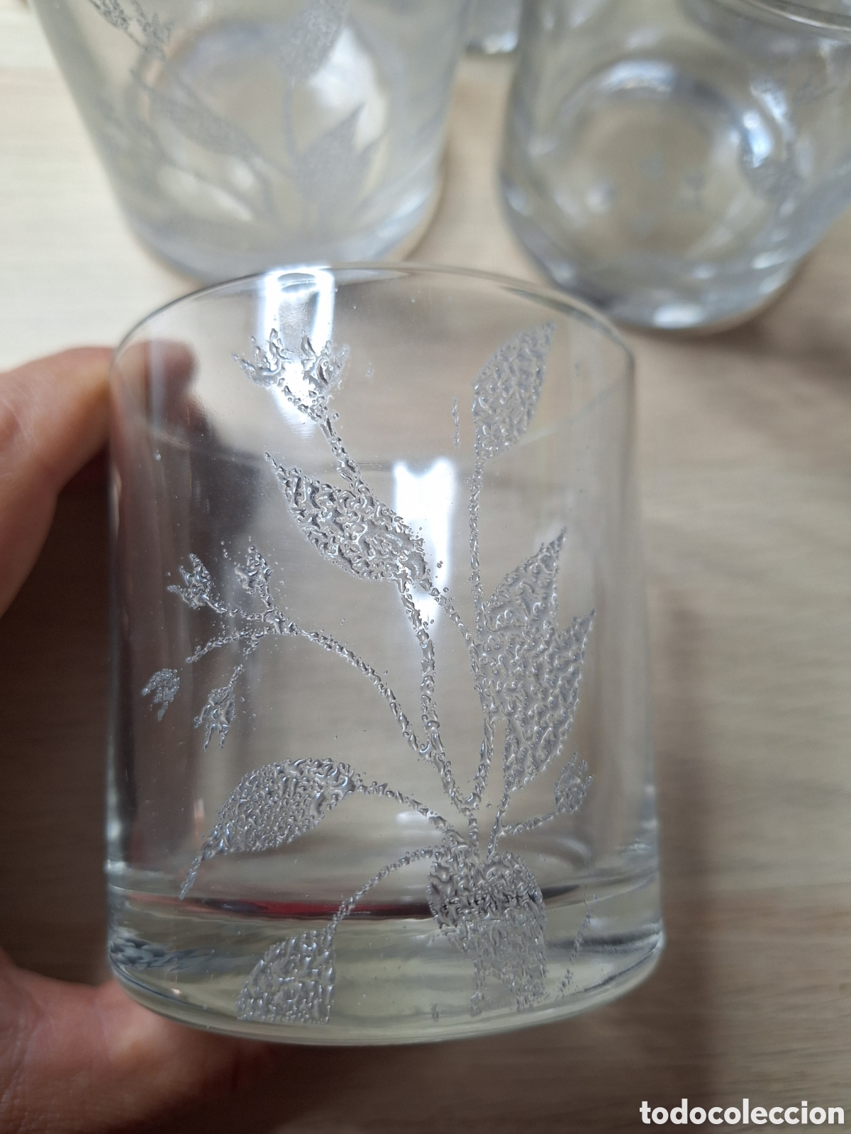 Vintage: Vasos dibujo grabado. - Foto 1