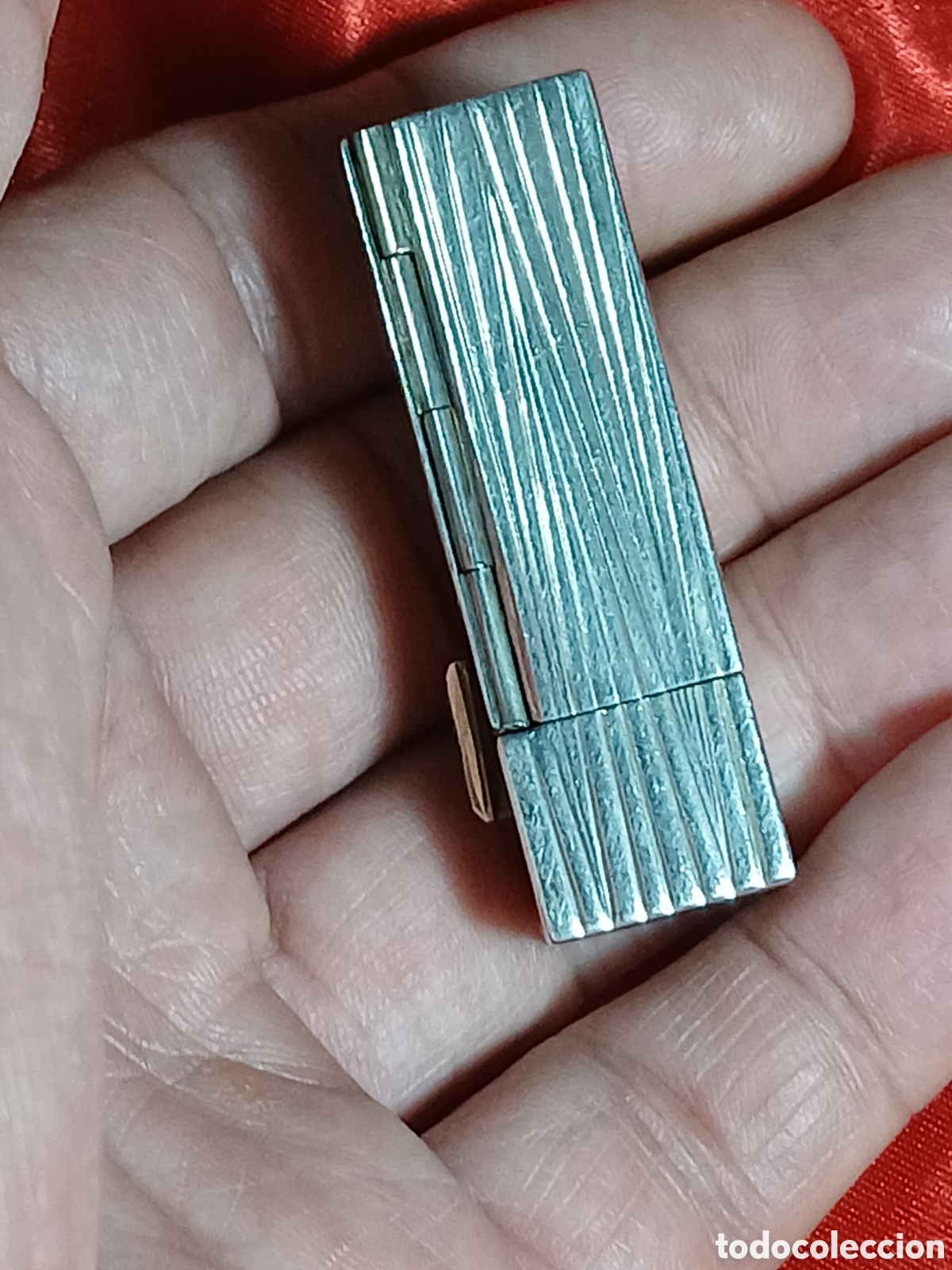Vintage: Pintalabios de plata y granates - Foto 3