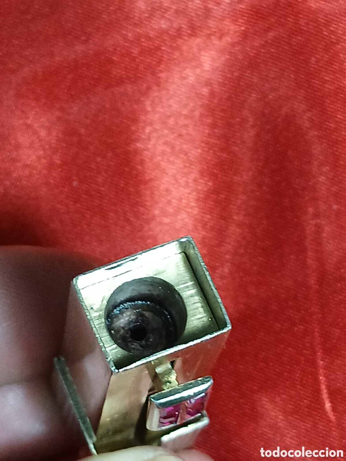Vintage: Pintalabios de plata y granates - Foto 9