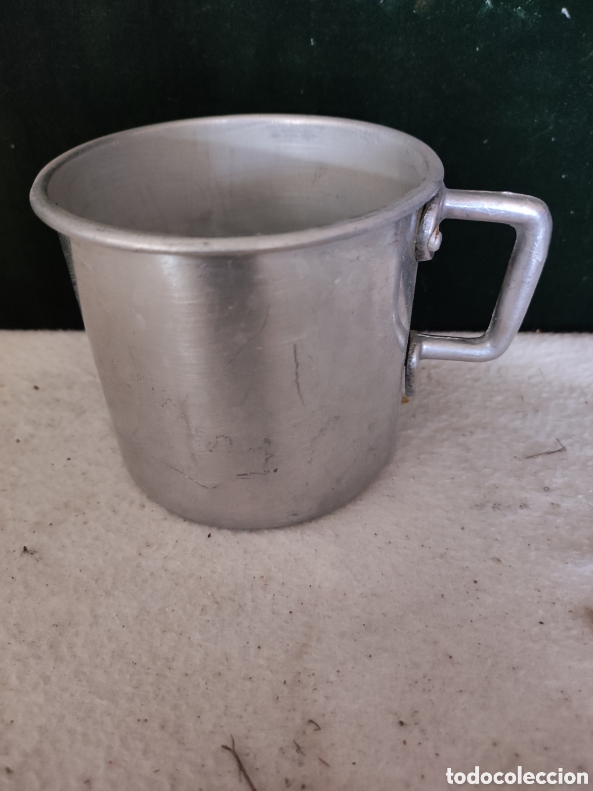 Vintage: Taza de aluminio vintage - Foto 1