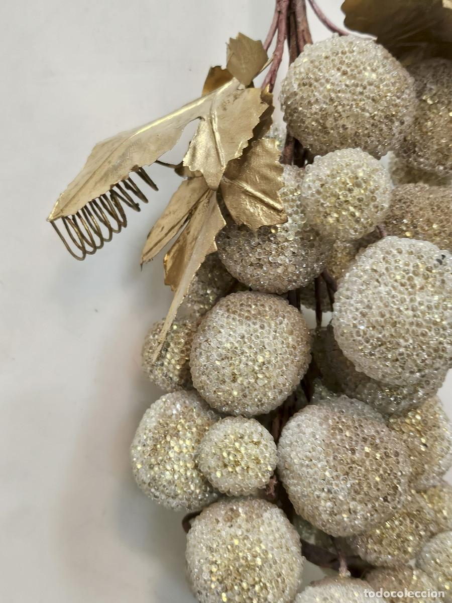Vintage: adornos navide&ntilde;os racimos de uvas - Foto 2
