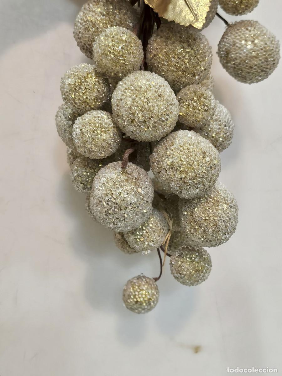 Vintage: adornos navide&ntilde;os racimos de uvas - Foto 4