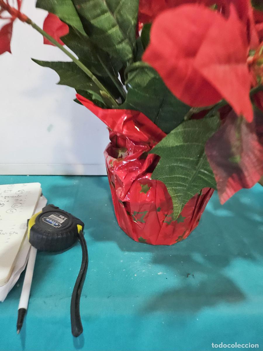 Vintage: maceta de flores de navidad - Foto 3