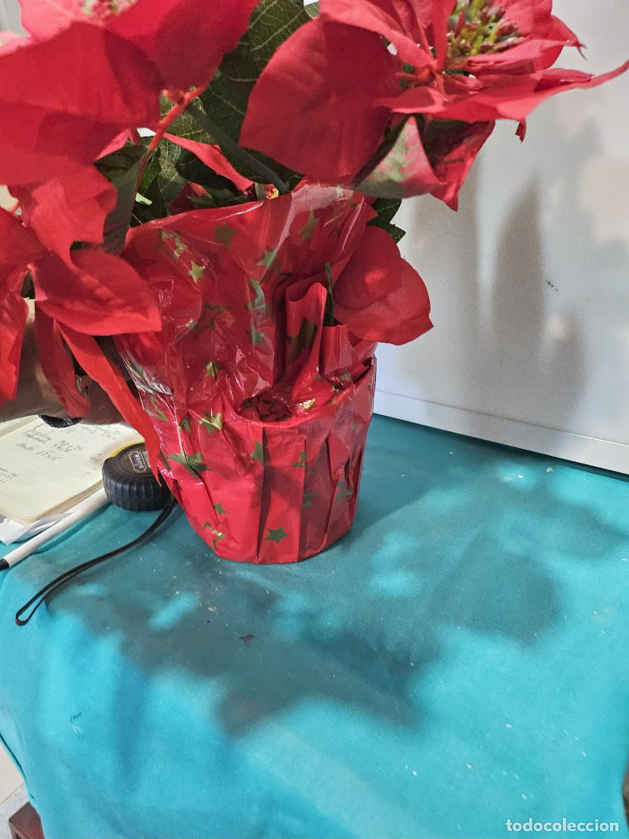 Vintage: maceta de flores de navidad - Foto 4