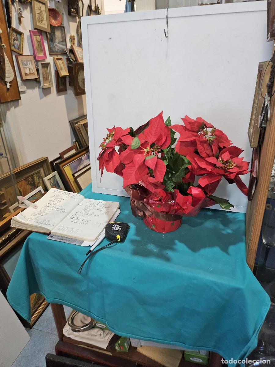 Vintage: maceta de flores de navidad - Foto 1