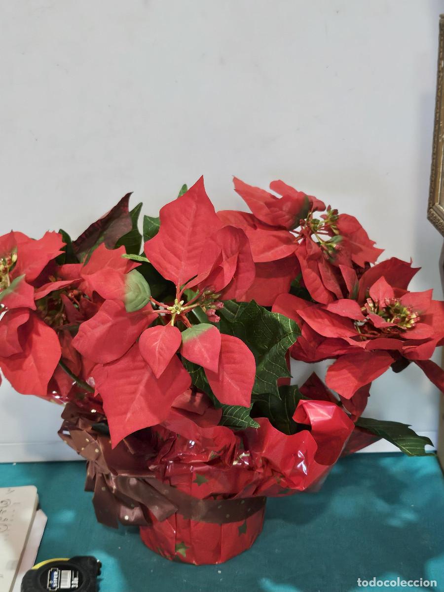 Vintage: maceta de flores de navidad - Foto 2